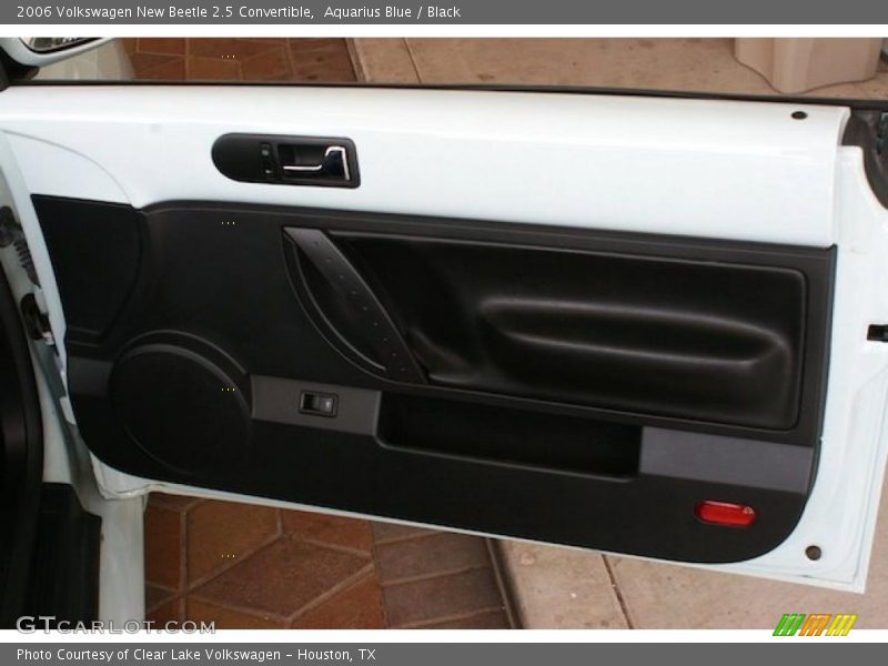Aquarius Blue / Black 2006 Volkswagen New Beetle 2.5 Convertible