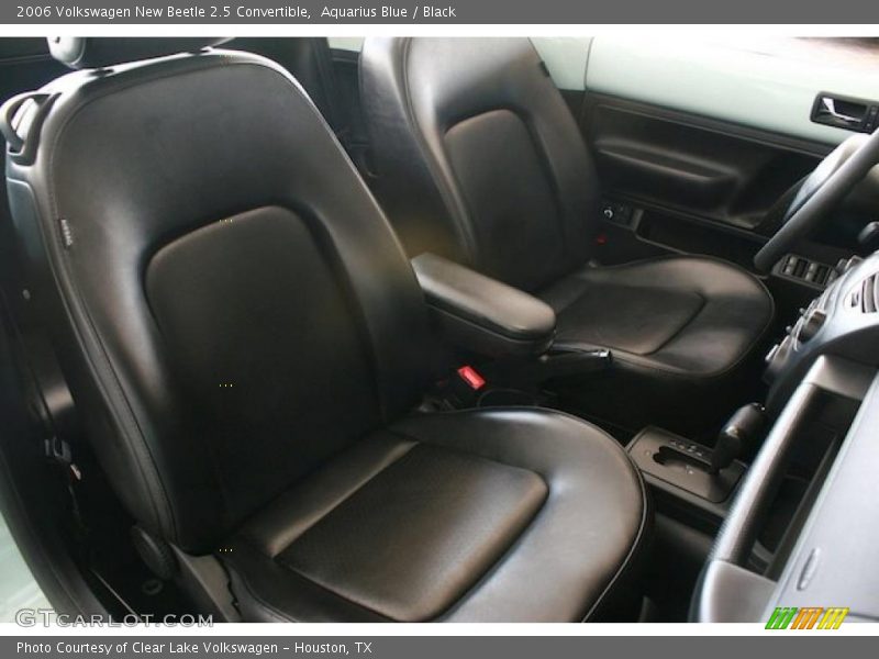 Aquarius Blue / Black 2006 Volkswagen New Beetle 2.5 Convertible