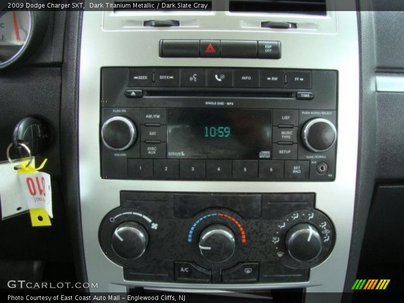 Dark Titanium Metallic / Dark Slate Gray 2009 Dodge Charger SXT