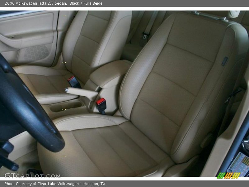 Black / Pure Beige 2006 Volkswagen Jetta 2.5 Sedan