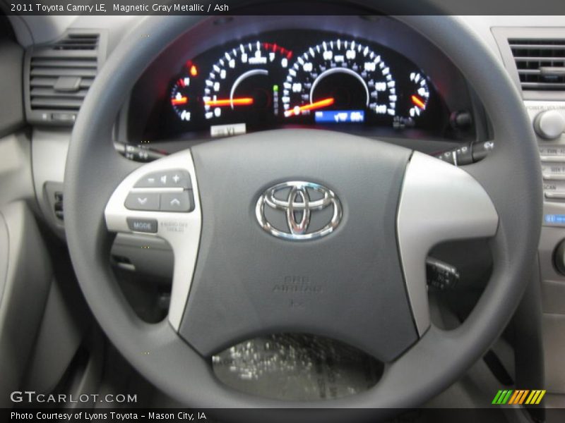 Magnetic Gray Metallic / Ash 2011 Toyota Camry LE