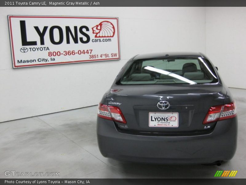 Magnetic Gray Metallic / Ash 2011 Toyota Camry LE
