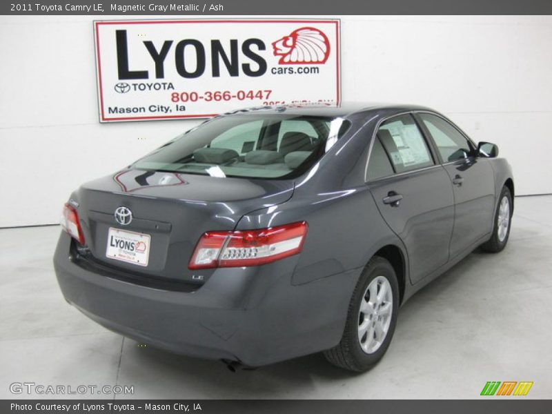 Magnetic Gray Metallic / Ash 2011 Toyota Camry LE