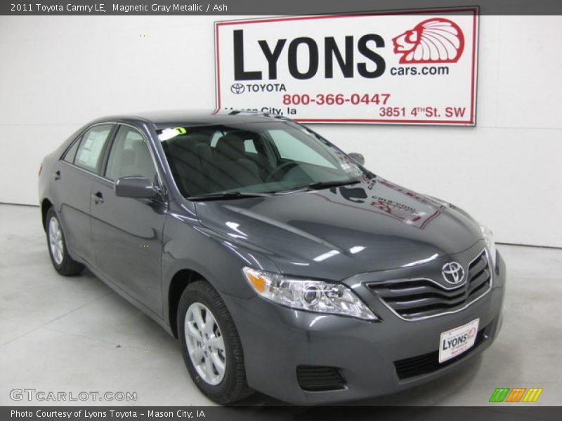 Magnetic Gray Metallic / Ash 2011 Toyota Camry LE