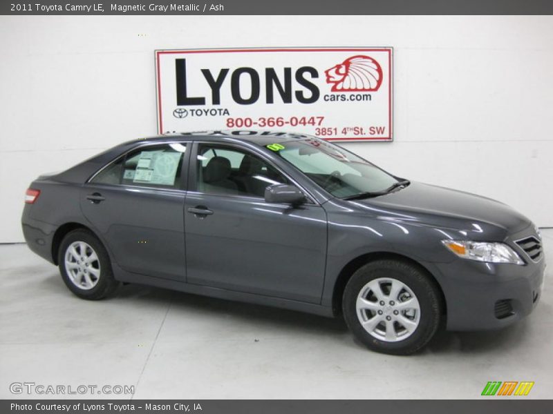 Magnetic Gray Metallic / Ash 2011 Toyota Camry LE