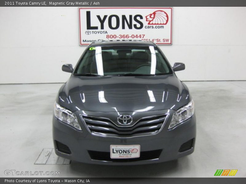 Magnetic Gray Metallic / Ash 2011 Toyota Camry LE