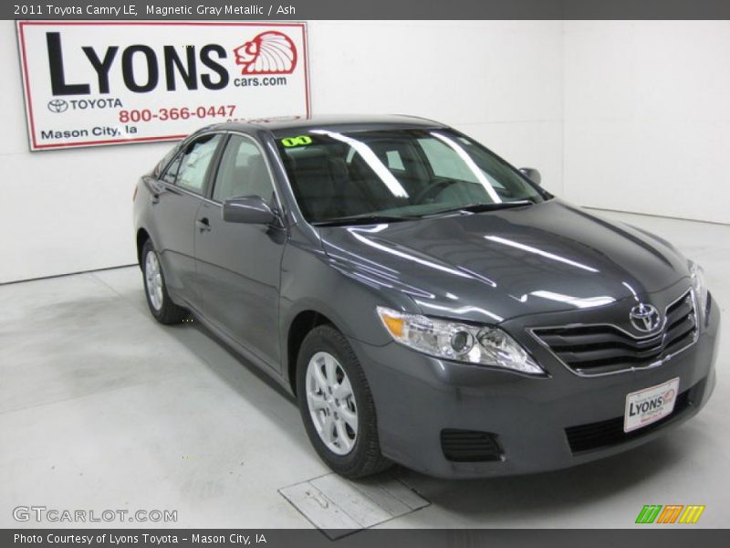 Magnetic Gray Metallic / Ash 2011 Toyota Camry LE