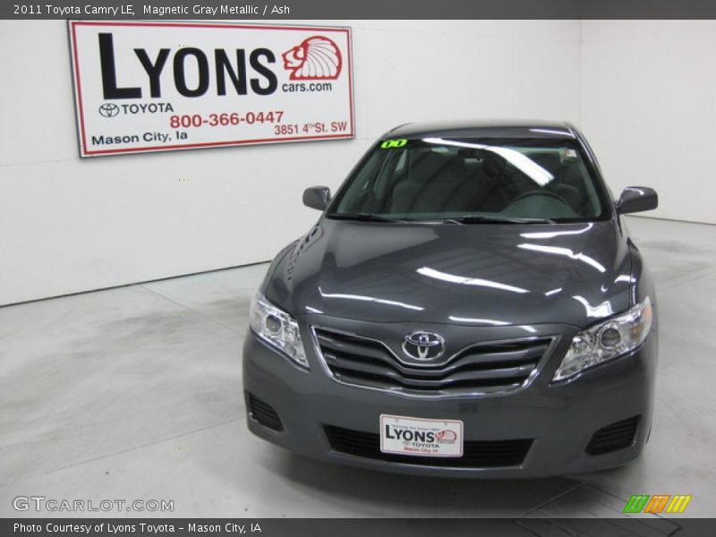 Magnetic Gray Metallic / Ash 2011 Toyota Camry LE