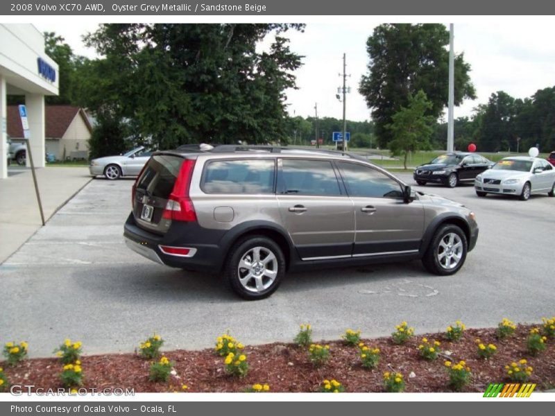 Oyster Grey Metallic / Sandstone Beige 2008 Volvo XC70 AWD