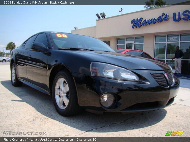 Black / Cashmere 2008 Pontiac Grand Prix Sedan