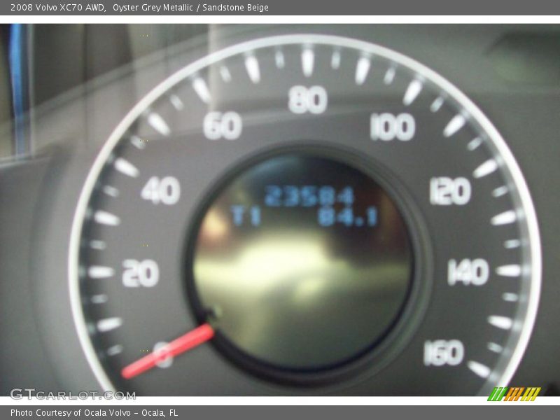 Oyster Grey Metallic / Sandstone Beige 2008 Volvo XC70 AWD