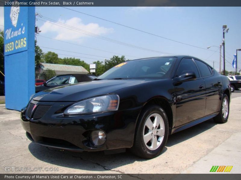 Black / Cashmere 2008 Pontiac Grand Prix Sedan