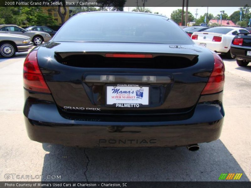Black / Cashmere 2008 Pontiac Grand Prix Sedan