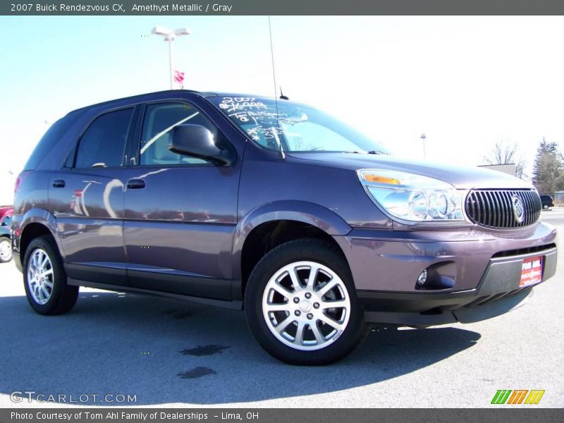 Amethyst Metallic / Gray 2007 Buick Rendezvous CX