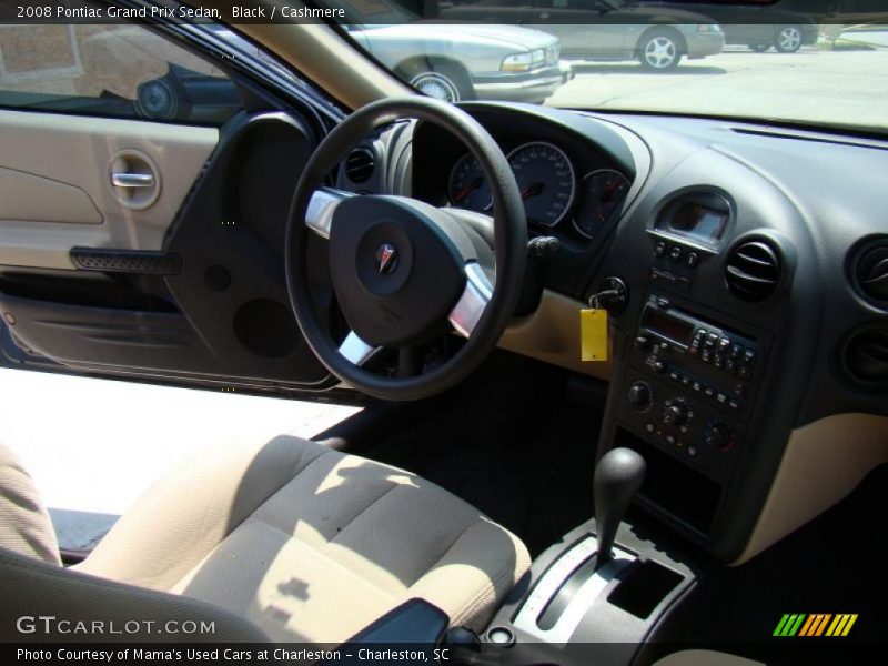 Black / Cashmere 2008 Pontiac Grand Prix Sedan