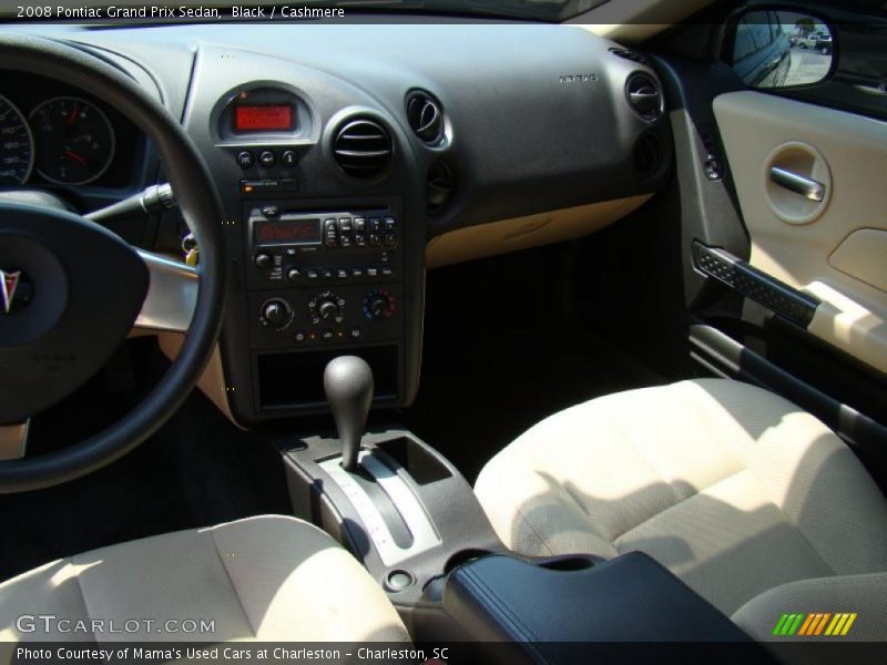 Black / Cashmere 2008 Pontiac Grand Prix Sedan