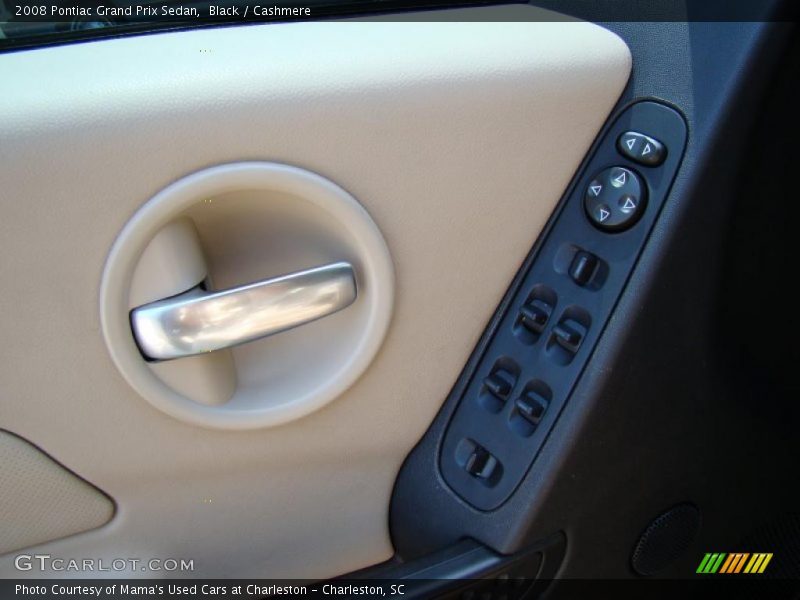 Black / Cashmere 2008 Pontiac Grand Prix Sedan