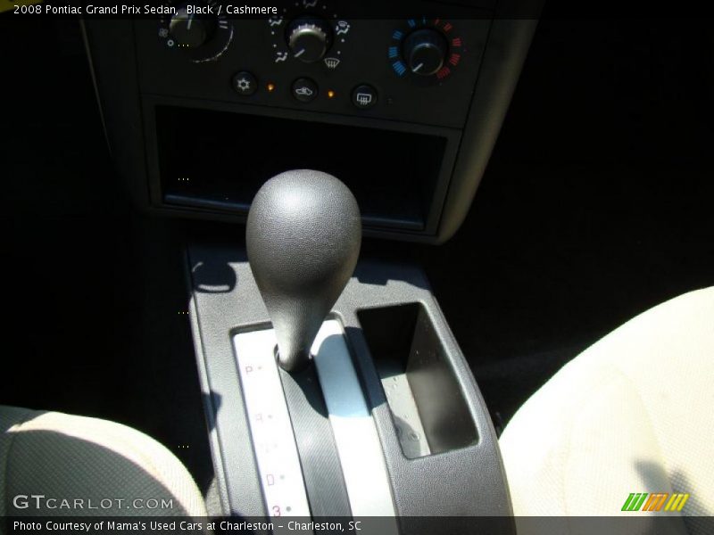 Black / Cashmere 2008 Pontiac Grand Prix Sedan