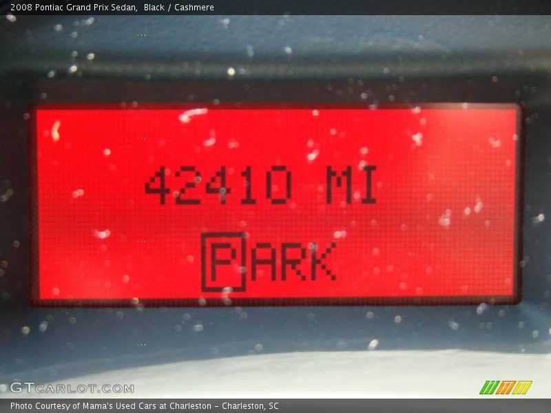 Black / Cashmere 2008 Pontiac Grand Prix Sedan