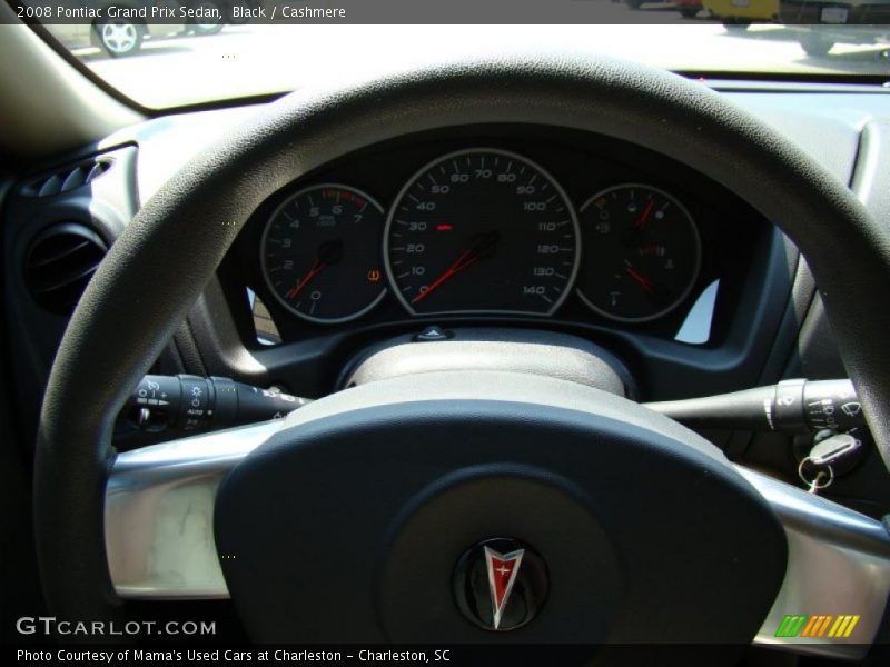 Black / Cashmere 2008 Pontiac Grand Prix Sedan