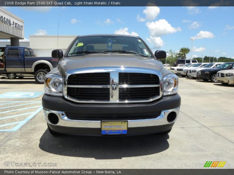 Light Khaki Metallic / Khaki 2008 Dodge Ram 1500 SXT Quad Cab
