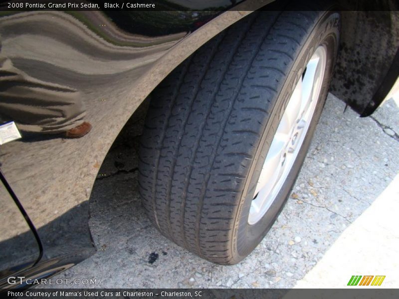 Black / Cashmere 2008 Pontiac Grand Prix Sedan