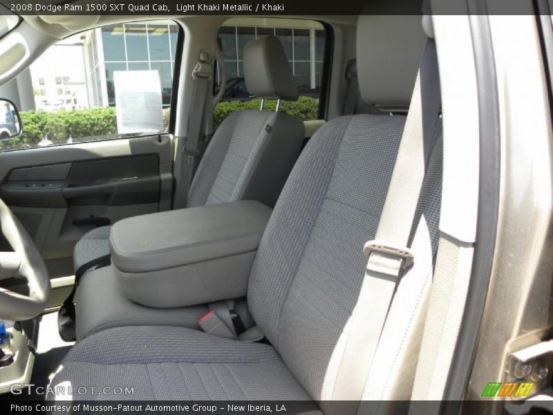 Light Khaki Metallic / Khaki 2008 Dodge Ram 1500 SXT Quad Cab