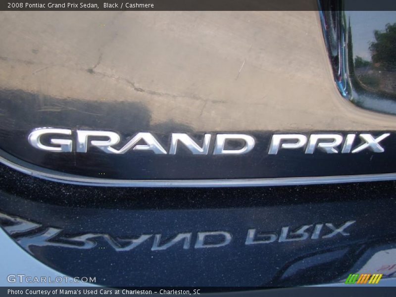 Black / Cashmere 2008 Pontiac Grand Prix Sedan