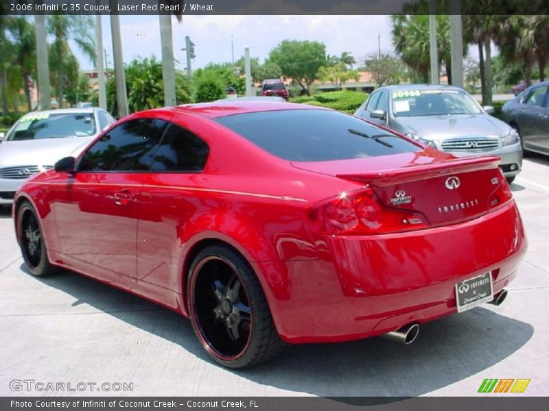 Laser Red Pearl / Wheat 2006 Infiniti G 35 Coupe