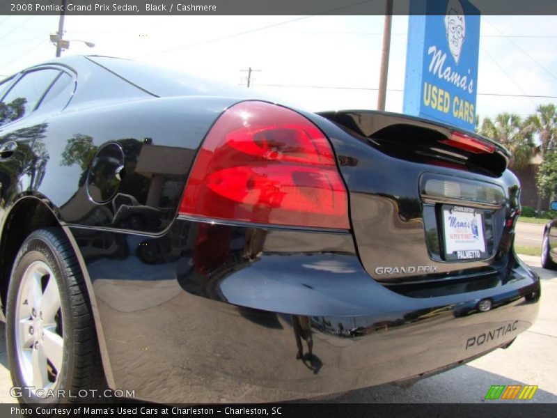 Black / Cashmere 2008 Pontiac Grand Prix Sedan