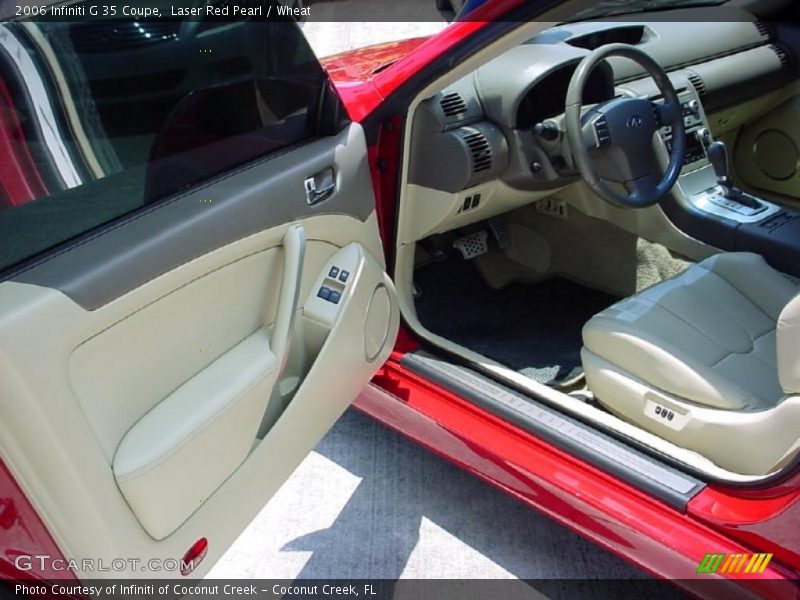 Laser Red Pearl / Wheat 2006 Infiniti G 35 Coupe