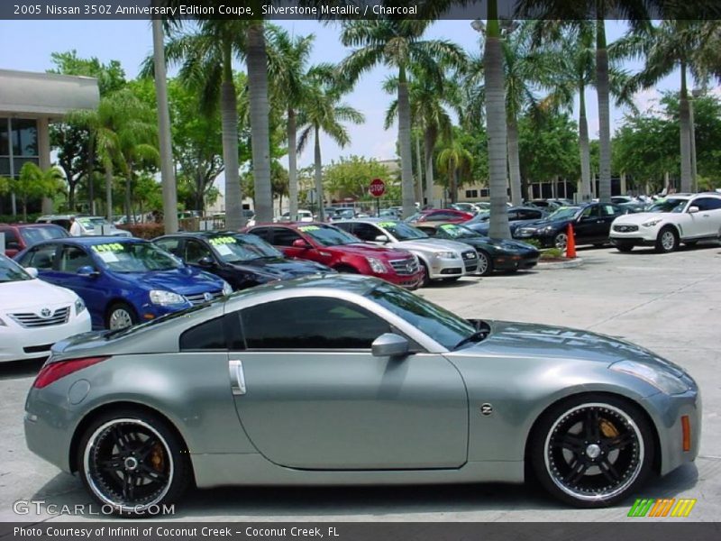 Silverstone Metallic / Charcoal 2005 Nissan 350Z Anniversary Edition Coupe