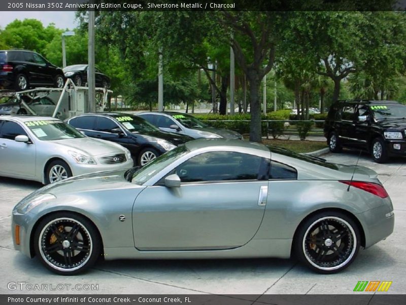 Silverstone Metallic / Charcoal 2005 Nissan 350Z Anniversary Edition Coupe