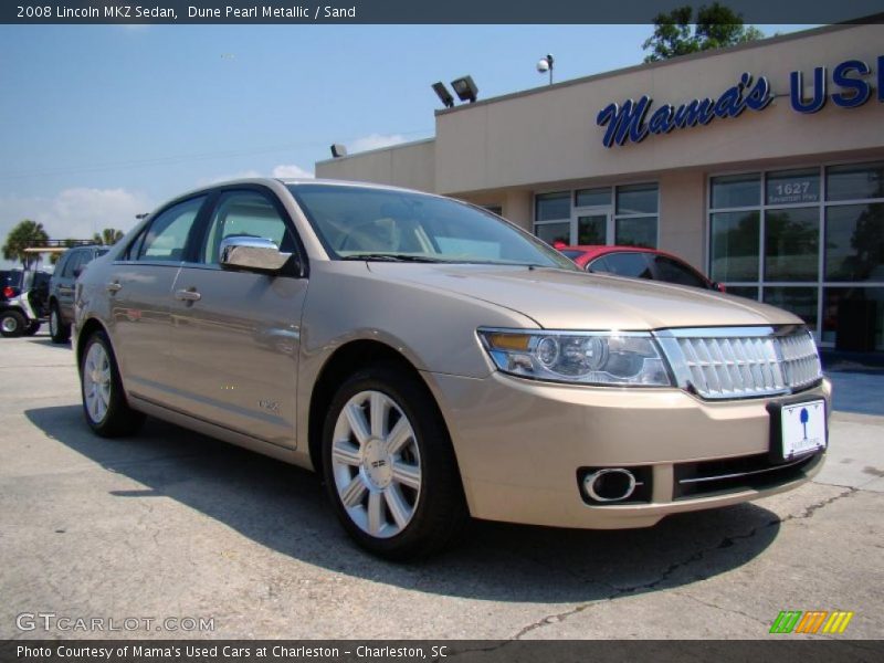 Dune Pearl Metallic / Sand 2008 Lincoln MKZ Sedan