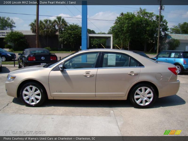 Dune Pearl Metallic / Sand 2008 Lincoln MKZ Sedan