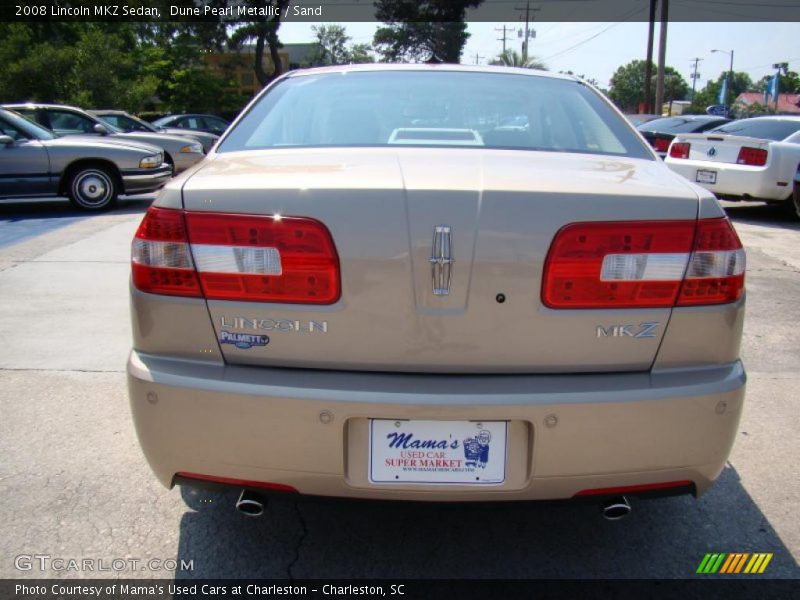 Dune Pearl Metallic / Sand 2008 Lincoln MKZ Sedan