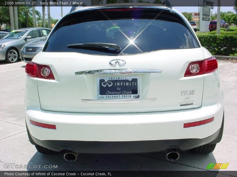 Ivory White Pearl / Wheat 2006 Infiniti FX 35