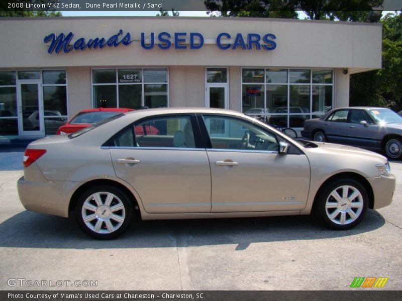 Dune Pearl Metallic / Sand 2008 Lincoln MKZ Sedan