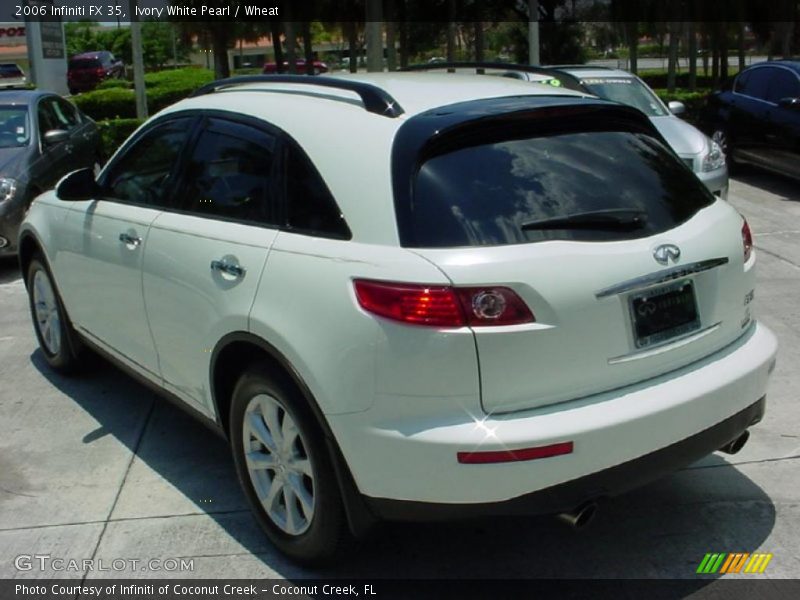 Ivory White Pearl / Wheat 2006 Infiniti FX 35