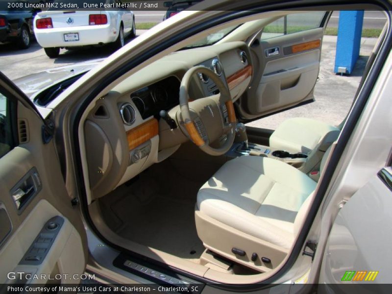 Dune Pearl Metallic / Sand 2008 Lincoln MKZ Sedan