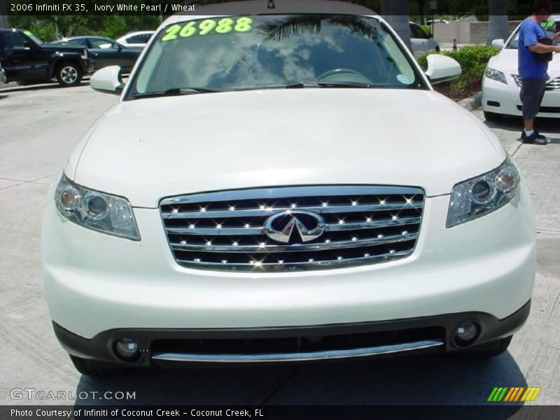 Ivory White Pearl / Wheat 2006 Infiniti FX 35