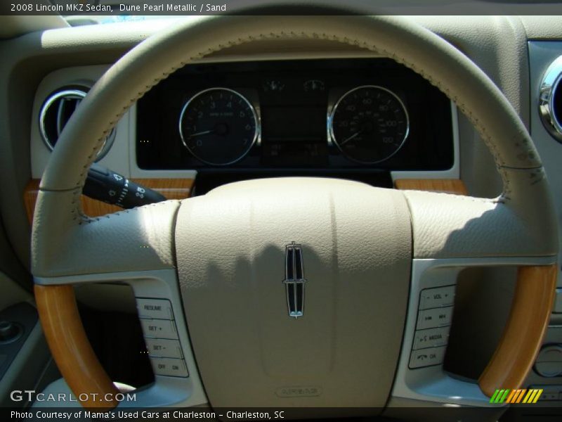 Dune Pearl Metallic / Sand 2008 Lincoln MKZ Sedan