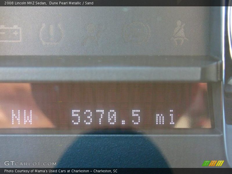 Dune Pearl Metallic / Sand 2008 Lincoln MKZ Sedan