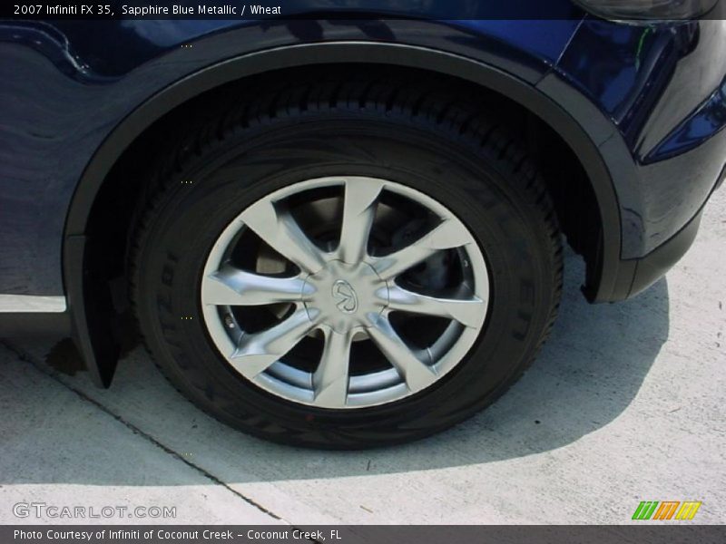 Sapphire Blue Metallic / Wheat 2007 Infiniti FX 35