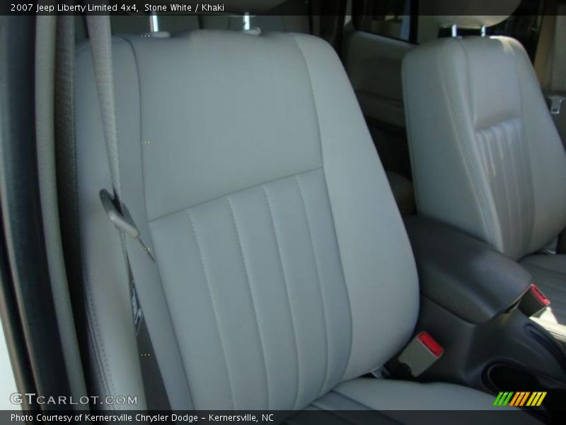 Stone White / Khaki 2007 Jeep Liberty Limited 4x4