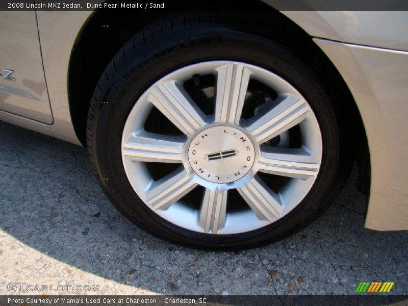 Dune Pearl Metallic / Sand 2008 Lincoln MKZ Sedan