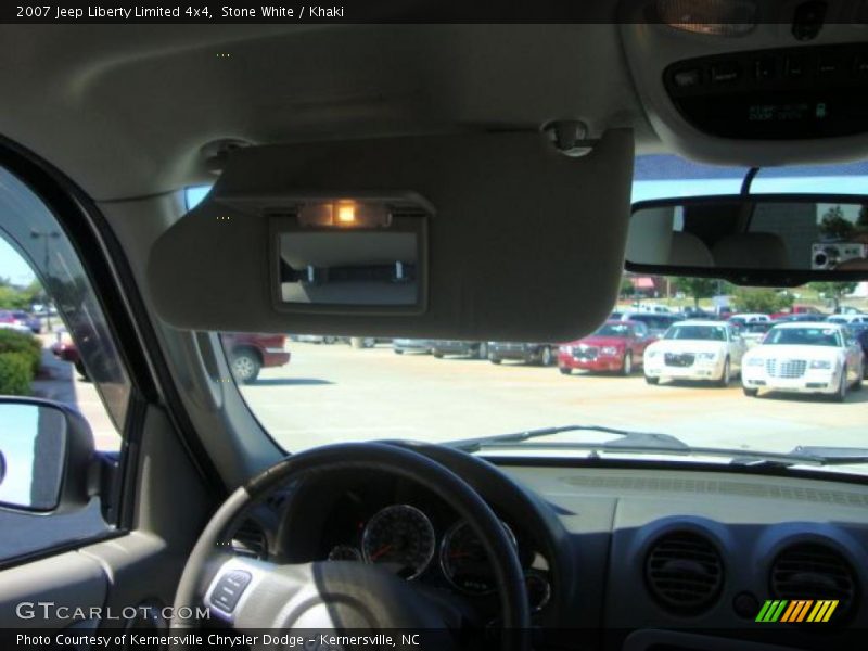 Stone White / Khaki 2007 Jeep Liberty Limited 4x4