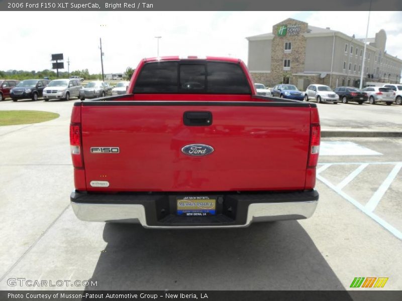 Bright Red / Tan 2006 Ford F150 XLT SuperCab