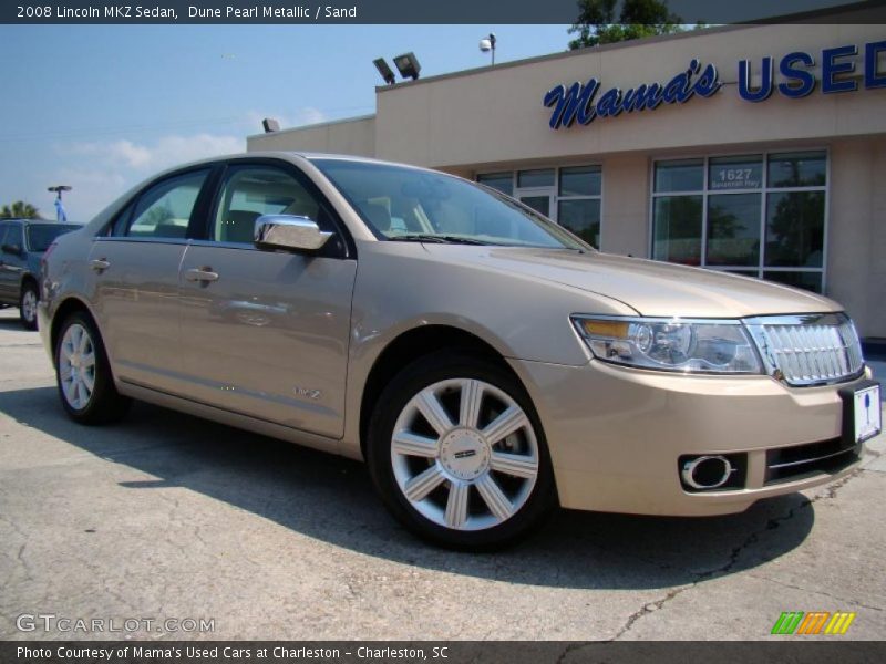 Dune Pearl Metallic / Sand 2008 Lincoln MKZ Sedan