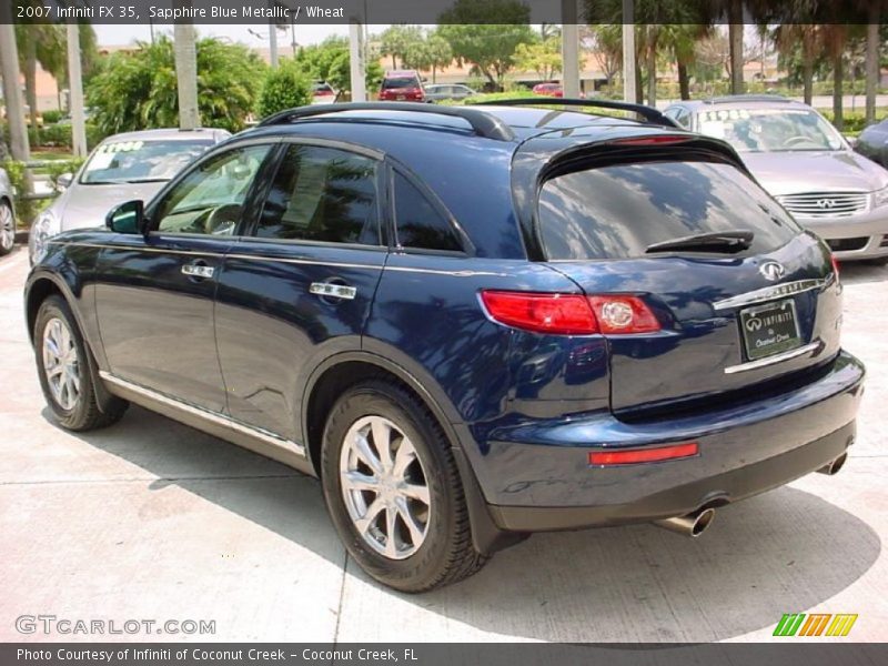 Sapphire Blue Metallic / Wheat 2007 Infiniti FX 35